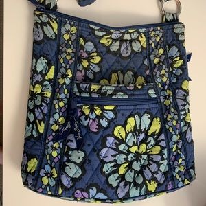 vera bradley triple zip hipster bag